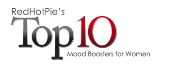 Top Ten Mood Boosters for Women banner title
