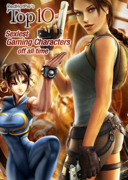 Top Ten Sexiest Gaming Characters right banner